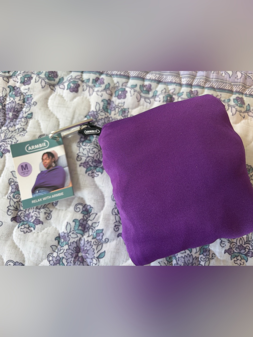 Armbie Purple Travel Arm Support NWT